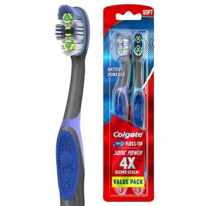 Colgate 360 Sonic Floss-Tip Battery Power Electric Toothbrush: 6 for $21 via Sub & Save