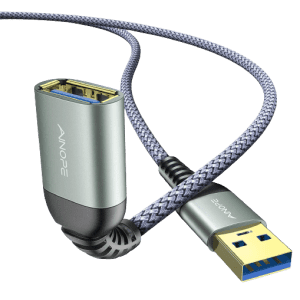 Ainope 6.6-Foot USB 3.0 Extension Cable 2-Pack for $11 Ainope 6.6-Foot USB 3.0 Extension Cable 2-Pack for $11