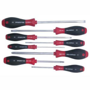 Wiha Tools Wiha 30298 8-Piece Slotted and Phillips Screwdriver Set with Soft Finish Handles for $56