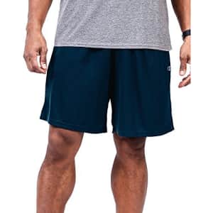 Champion Men's Big-Tall Jersey Shorts, Navy, 4X for $31