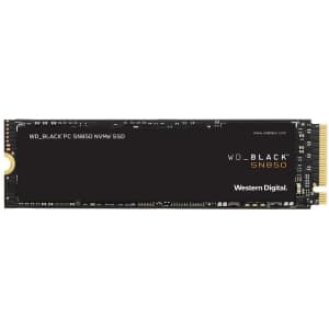 WD Black SN850 500GB NVMe M.2 SSD for $80