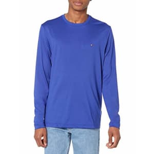 Tommy Hilfiger Men's Sport Long Sleeve Graphic T Shirt, SURF The Web-PT, XS for $16