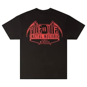 Metal Mulisha Men's Ride or Die T-Shirt, Black, 2X Large for $18