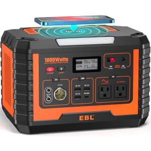 EBL Voyager 1000 Portable Power Station for $999