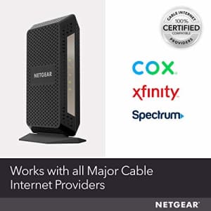 NETGEAR Cable Modem CM1000 - Compatible with all Cable Providers including Xfinity by Comcast, for $200