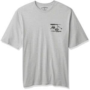 G.H. Bass & Co. Men's Tall Short Sleeve Graphic Print T-Shirt, Alloy True Heather, XX-Large Big for $17 G.H. Bass & Co. Men's Tall Short Sleeve Graphic Print T-Shirt, Alloy True Heather, XX-Large Big for $17