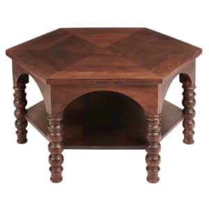 Home Decorators Collection Castine 36" Solid Wood Coffee Table for $222 Home Decorators Collection Castine 36" Solid Wood Coffee Table for $222