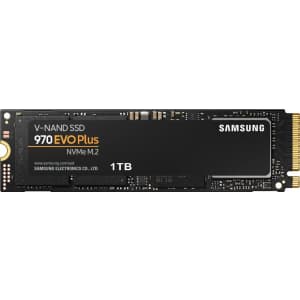 Samsung 970 EVO Plus 1TB NVMe M.2 Internal SSD for $100