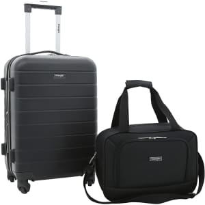 Wrangler 2-Piece Carry-On Luggage Set for $93 Wrangler 2-Piece Carry-On Luggage Set for $93