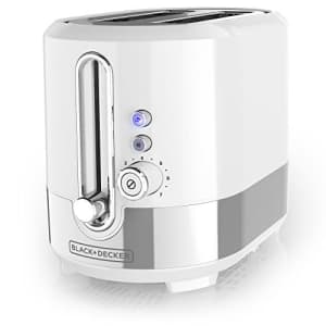 Black + Decker Black+Decker TR2200WSD 2 Slice Toaster with extra wide slots, Medium, White for $40 Black + Decker Black+Decker TR2200WSD 2 Slice Toaster with extra wide slots, Medium, White for $40