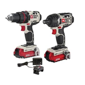 Porter-Cable PCCK602L2 20V Max lithium ion cordless combo kit w/ drill, impact driver & soft case for $261 Porter-Cable PCCK602L2 20V Max lithium ion cordless combo kit w/ drill, impact driver & soft case for $261