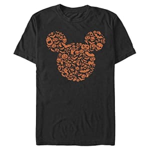 Disney Men's Characters Mouse Ears Halloween Icons T-Shirt, Black, Medium for $12