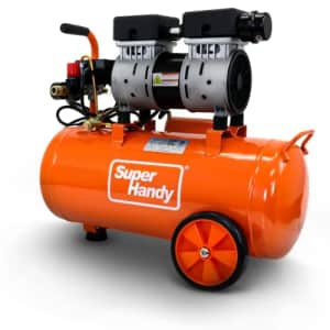 SuperHandy Air Compressor 6.3 Gal Tank Fill in 150 seconds Max 120 PSI Ultra Quiet, Oil Free, for $180