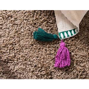 Unique Loom Solo Solid Shag Collection Modern Plush Sandy Brown Area Rug (8' 0 x 10' 0) for $158 Unique Loom Solo Solid Shag Collection Modern Plush Sandy Brown Area Rug (8' 0 x 10' 0) for $158