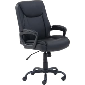 Amazon Basics Classic Puresoft Padded Mid-Back Office Chair w/ Armrest for $67