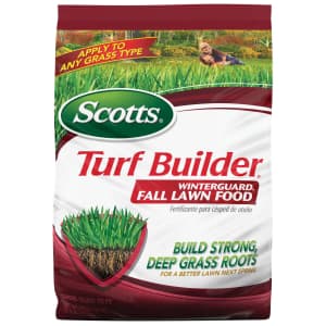 Scotts Turf Builder 37.5-lb. Winterguard Fall Lawn Food for $45 for members Scotts Turf Builder 37.5-lb. Winterguard Fall Lawn Food for $45 for members