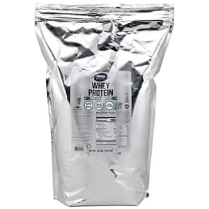 Now Foods NOW Sports Nutrition, Whey Protein, 24 G With BCAAs, Creamy Chocolate Powder, 10-Pound for $140