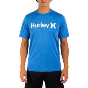 Hurley Men's Standard One and Only Hybrid T-Shirt, Pacific Blue, Large for $21