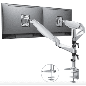 Dual Monitor Rotating Arm Stand for 15'' to 32'' Screens for $69 Dual Monitor Rotating Arm Stand for 15'' to 32'' Screens for $69