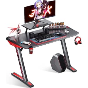 Motpk 40" Z-Shaped Gaming Desk for $96 Motpk 40" Z-Shaped Gaming Desk for $96
