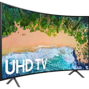 Samsung UN55RU7300FXZA Curved 55 inches 4K UHD 7 Series Smart TV (2019) (Renewed) for $569 Samsung UN55RU7300FXZA Curved 55 inches 4K UHD 7 Series Smart TV (2019) (Renewed) for $569
