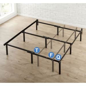 Zinus Michelle Compack Adjustable Steel Bed Frame for $45 for members