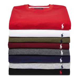 Polo Ralph Lauren Men's Waffle-Knit Thermal Shirt for $22
