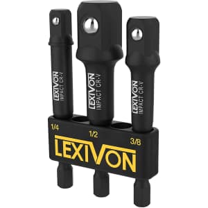Lexivon Impact Grade Socket Adapter Set for $8 Lexivon Impact Grade Socket Adapter Set for $8