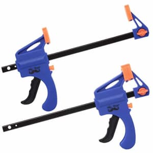 Mr. Pen- Clamps, Grip Clamp 4 Inch, 2 Pack, Light Duty, Clamps for Woodworking, Wood Clamps, for $7