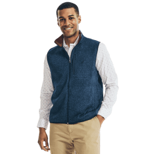 Nautica Men's Performance Knit Fleece Vest for $22 Nautica Men's Performance Knit Fleece Vest for $22
