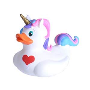 Wild Republic Rubber Ducks, Bath Toys, Kids Gifts, Unicorn Party Supplies, Water Toys, Unicorn, 4 for $16
