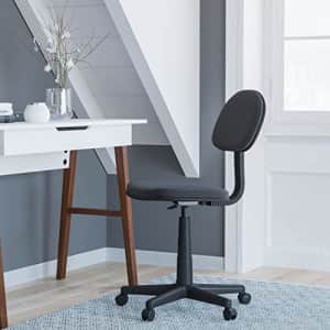 Flash Furniture Low Back Swivel Task Office Chair - Adjustable Black Student Chair with Padded Mesh for $64 Flash Furniture Low Back Swivel Task Office Chair - Adjustable Black Student Chair with Padded Mesh for $64