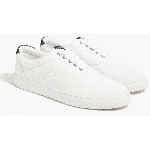 J.Crew Factory Men's Explorer Canvas Lace-up Sneakers for $14 for Passport members