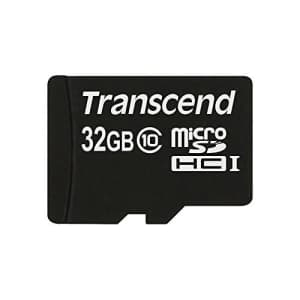 Transcend Information TS32GUSDC10 32GB micro SDHC10 Flash Memory - No Box or Adapter for $8