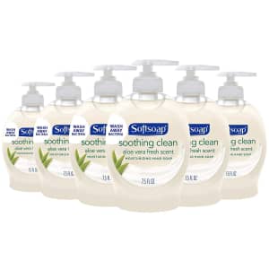 Softsoap 7.5-oz. Moisturizing Hand Soap 6-Pack for $3.56 via Sub & Save Softsoap 7.5-oz. Moisturizing Hand Soap 6-Pack for $3.56 via Sub & Save