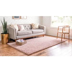 Unique Loom Davos Collection Modern Luxuriously Soft & Cozy Shag Area Rug, 4' 0 x 6' 0 Rectangular, for $40 Unique Loom Davos Collection Modern Luxuriously Soft & Cozy Shag Area Rug, 4' 0 x 6' 0 Rectangular, for $40
