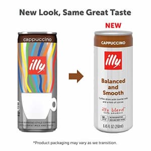 illy Ready-to-Drink Cappuccino, Authentic Italian Coffee, Made with 100% Arabica Coffee, for $42 illy Ready-to-Drink Cappuccino, Authentic Italian Coffee, Made with 100% Arabica Coffee, for $42