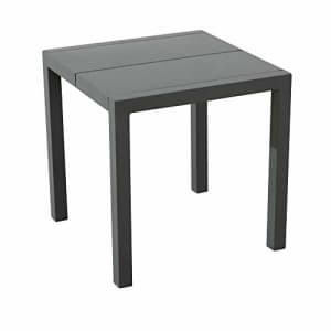 Amazon Brand - Ravenna Home Archer Outdoor Patio Steel Side Table with Panel Top, 20"W, Gray for $104 Amazon Brand - Ravenna Home Archer Outdoor Patio Steel Side Table with Panel Top, 20"W, Gray for $104