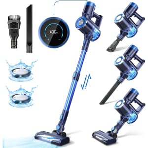 PrettyCare W300 Cordless Stick Vacuum Cleaner for $120