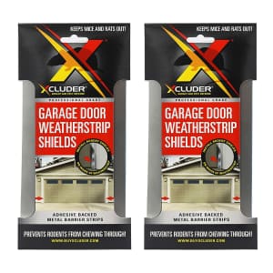 Xcluder Garage Door Rodent Shield 2-Door Kit for $20 Xcluder Garage Door Rodent Shield 2-Door Kit for $20