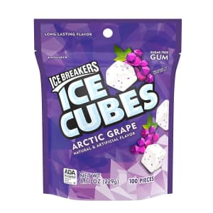 Ice Breakers Ice Cubes Sugar Free Gum 100-Pack for $5 via Sub & Save Ice Breakers Ice Cubes Sugar Free Gum 100-Pack for $5 via Sub & Save