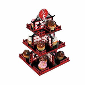 Fun Express Ninja Cupcake Stand (3 tiers) Ninja Birthday Party Supplies for $13 Fun Express Ninja Cupcake Stand (3 tiers) Ninja Birthday Party Supplies for $13