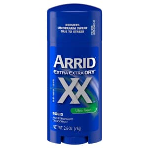 Arrid XX Extra Extra Dry Solid Antiperspirant Deodorant for $1.29 via Sub & Save