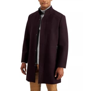 INC Men's Kylo Wool-Blend Top Coat for $35 INC Men's Kylo Wool-Blend Top Coat for $35