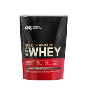 Optimum Nutrition Gold Standard 100% Whey Protein Powder, Double Rich Chocolate (1 lb.), Package for $16