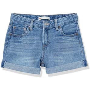 Levi's Girls' Girlfriend Fit Denim Shorty Shorts, Miami Vices, 7 for $20