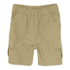 The Children's Place Baby Boys and Toddler Boys Pull On Cargo Shorts, Flax, 3T for $10