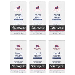 Neutrogena Norwegian Formula Moisturizing Hand Cream 6-Pack for $18 via Sub & Save