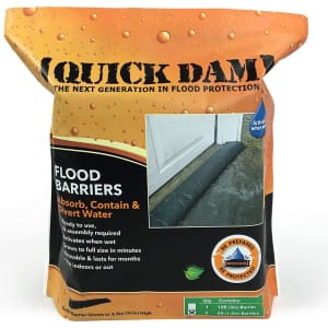 Quick Dam 5-Foot Barrier Flood Dam Bag 2-Pack for $25 Quick Dam 5-Foot Barrier Flood Dam Bag 2-Pack for $25