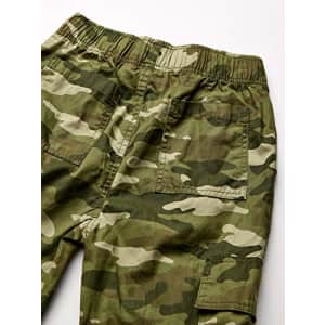 The Children's Place Boys' Big Shorts, Olive Camo, XXL(16) for $8